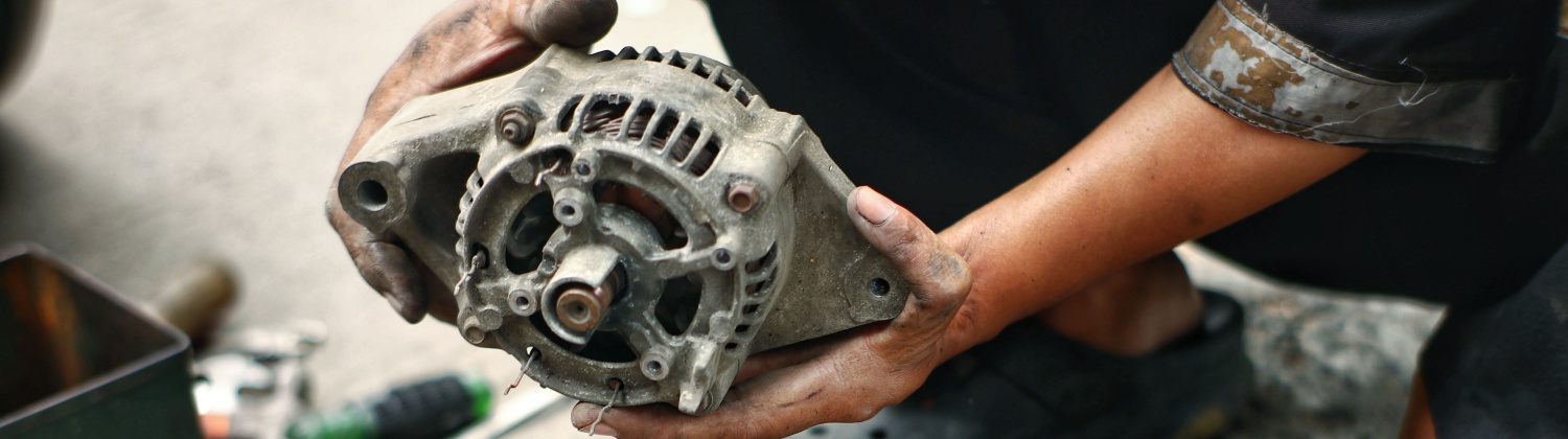 alternator repair on a vehicle at Roy's Service Centre in Mono, ON